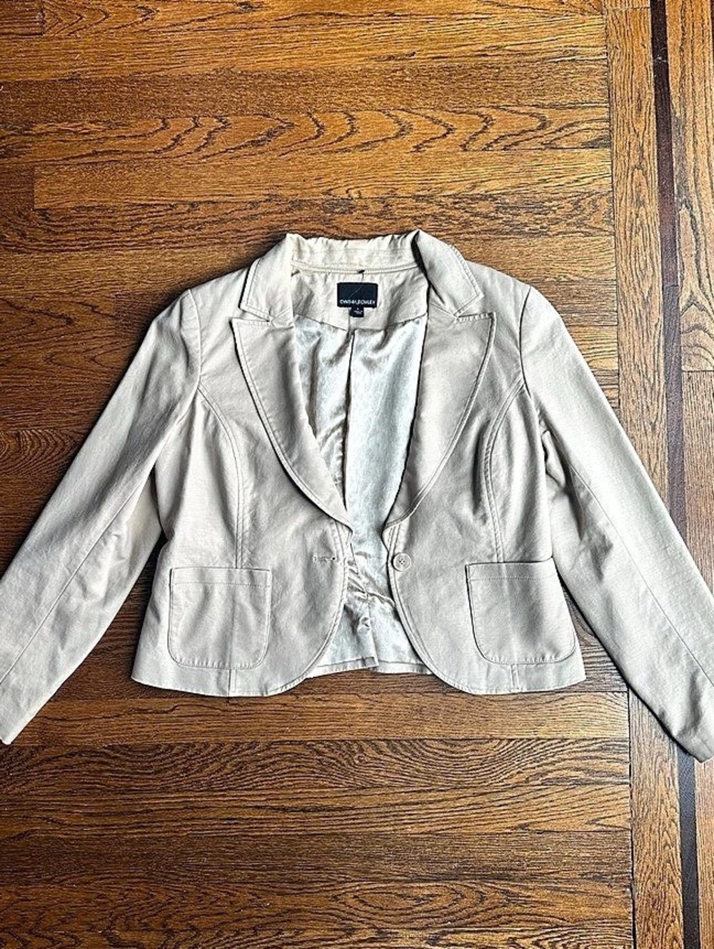 Cynthia Rowley Women's Blazer Beige Size Large